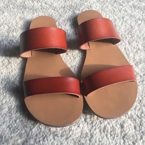 SALE! J Crew boardwalk sandals 7 cognac. EUC